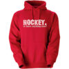 Eat Sleep Hockey Hood (Punainen)